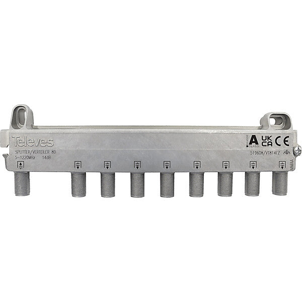 Televes Verteiler 8f. 14dB, 5-1218MHz VT814FZ
